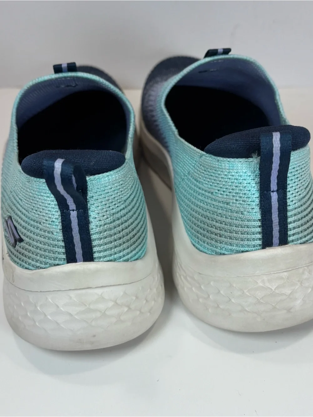 Sketchers Women’s GOwalk Flex Cali Sunset Slip In Blue Ombre Sneakers Sz 10 EUC